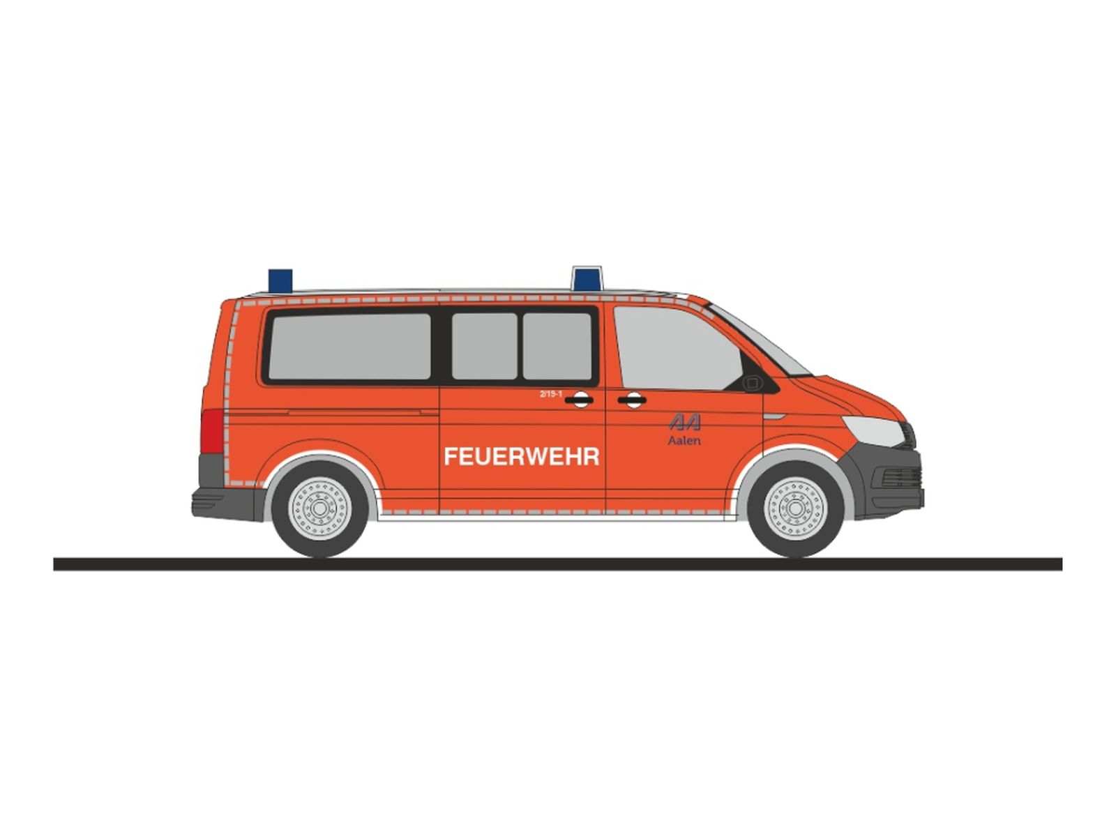 Rietze 53927 - Volkswagen T6 Feuerwehr Aalen