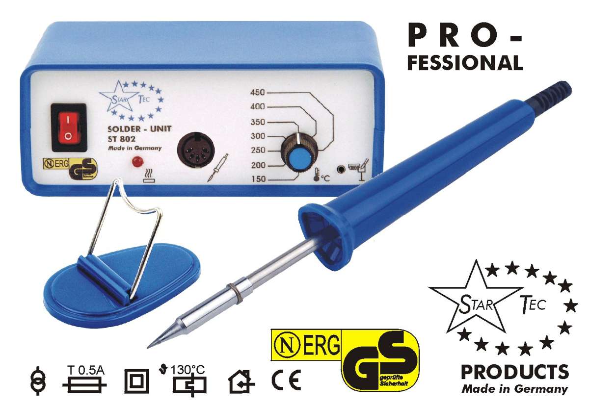 Muldental 32080 - BTG Lötstation ST802 Profi, 230V, 80VA, elektronisch geregelt
