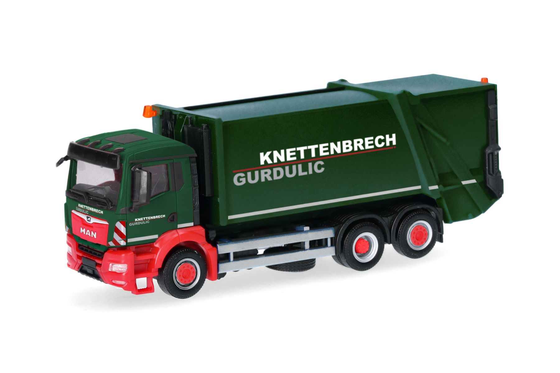 Herpa 319379 - MAN TGS NN Pressmüllwagen FAUN VARIOPRESS "Knettenbrech Gurdulic"