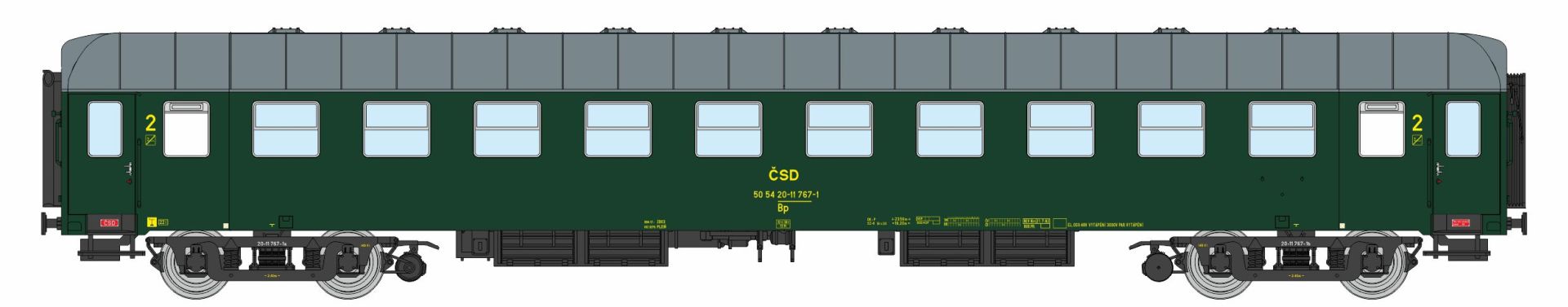 igra 97110069 - Personenwagen Bp Plzen, Zdice 2, CSD, Ep.IV igra 97110069 - Personenwagen Bp Plzen, Zdice 2, CSD, Ep.IV