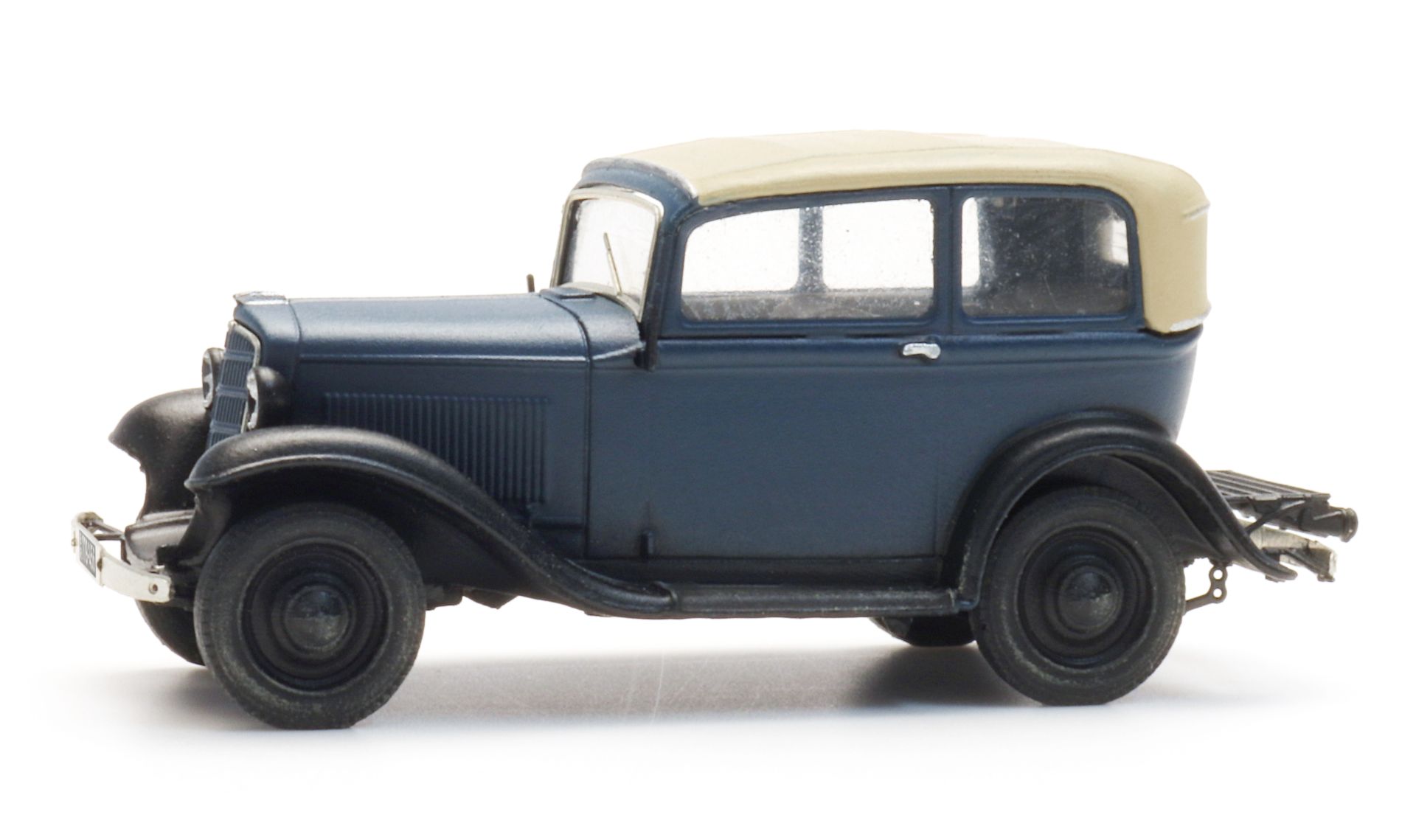 Artitec 387.646 - Opel P4  Dach geschlossen, blau