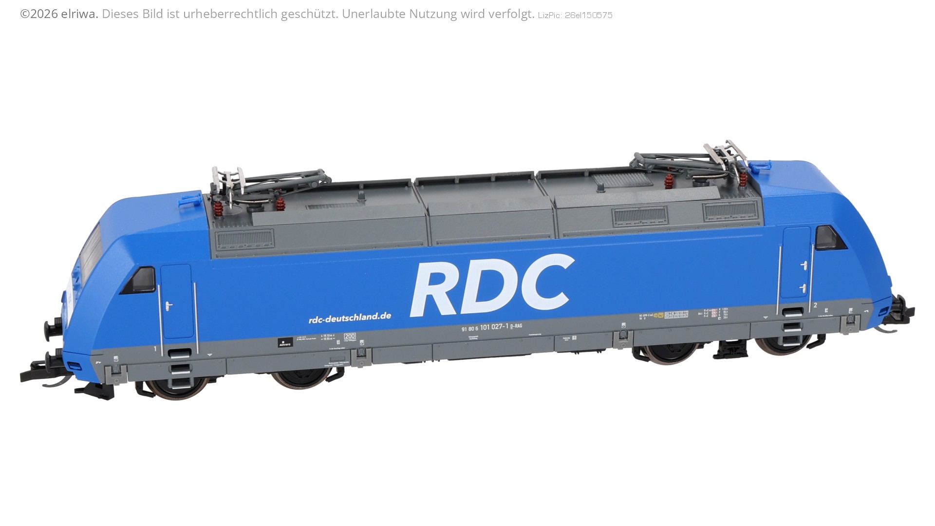 Tillig 02322 - E-Lok 101 027-1, RDC Deutschland GmbH, Ep.VI