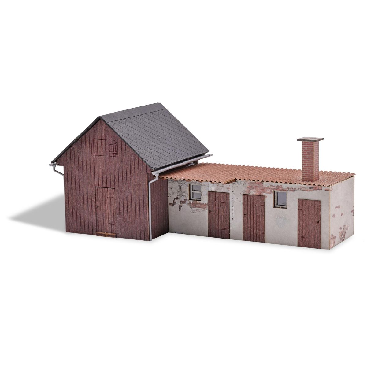 Busch 1929 - Nebengebäude mit Schuppen