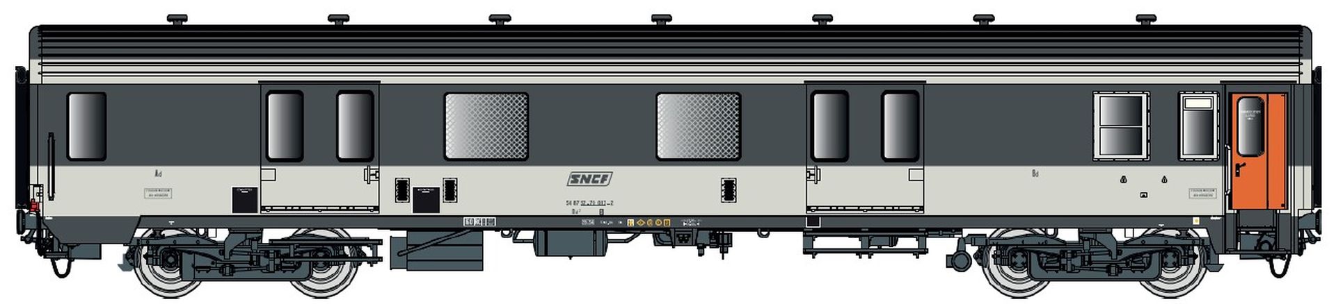 L.S. Models 31231 - Packwagen MC76 Dd2, SNCF, Ep.IV, Corail