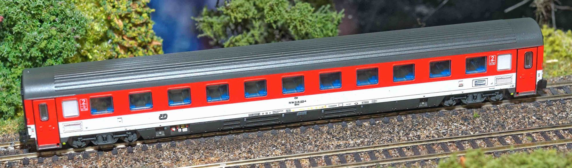 ASM 195434 - Personenwagen EC 100, Bmz 245, 2. Klasse, CD, Ep.VI