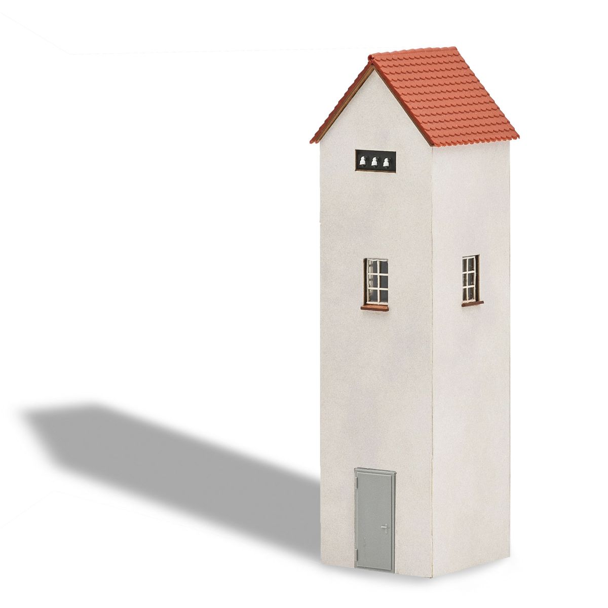 Busch 8825 - Trafohaus, Turm mit Sprossenfenstern