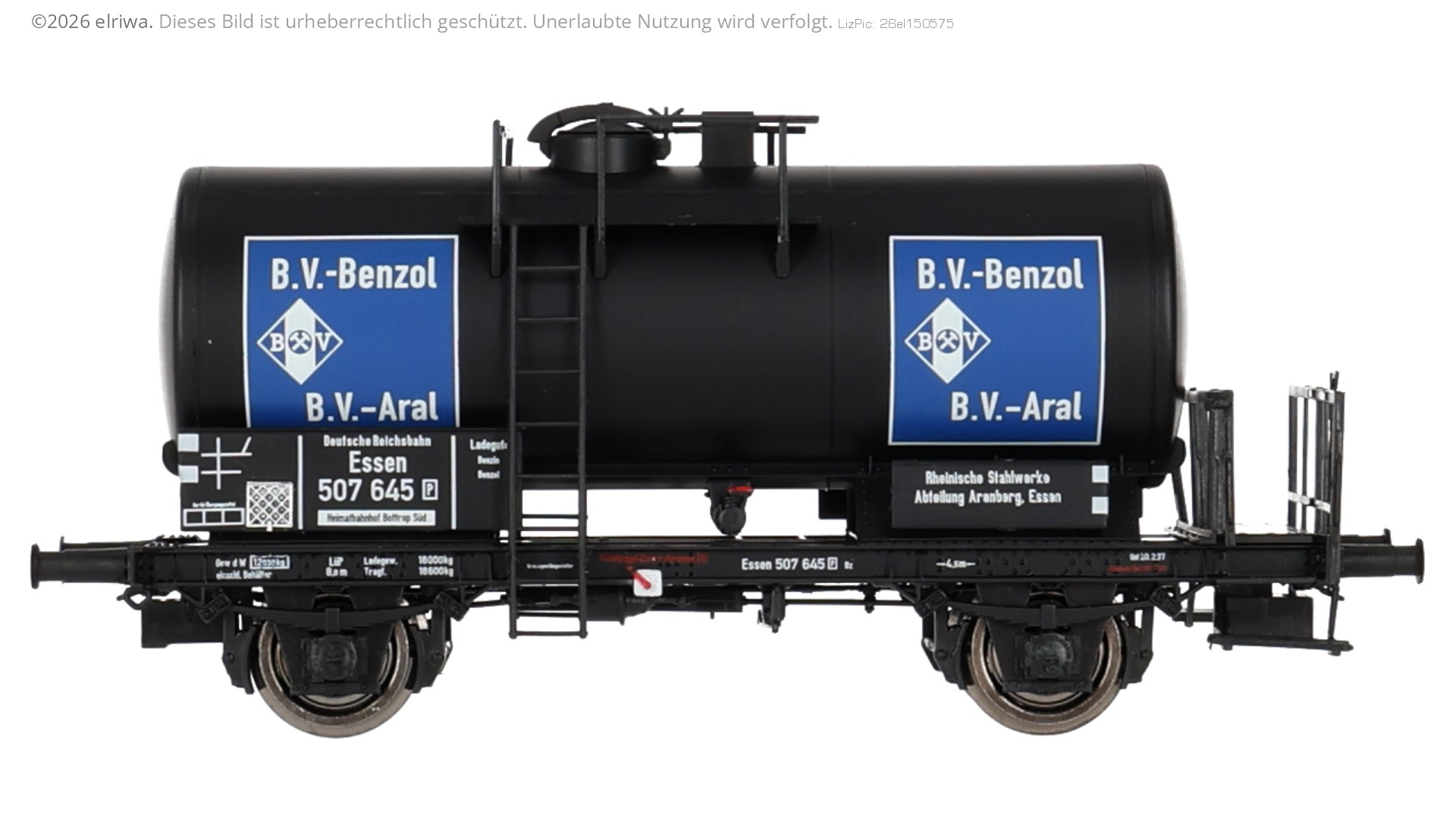 Brawa 50706 - Kesselwagen Z(P), DRG, Ep.II 'ARAL'