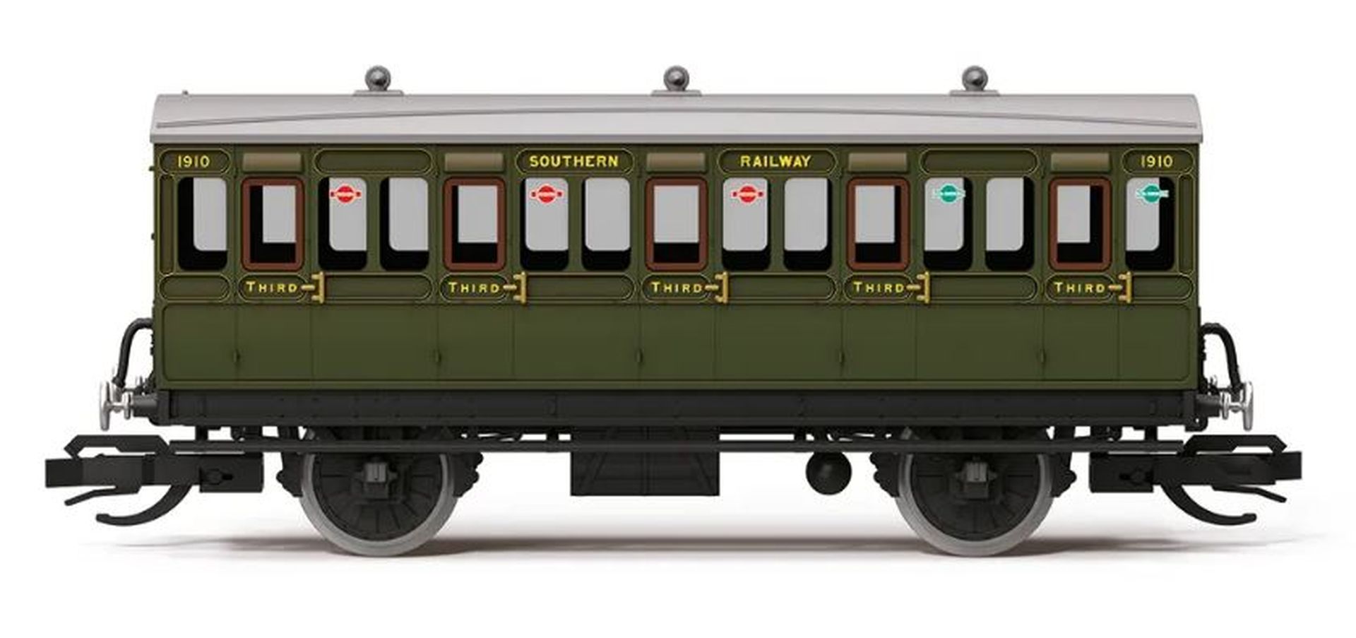Hornby TT4052 - Personenwagen 4 Wheel Coach 3rd Class, SR, Ep.I
