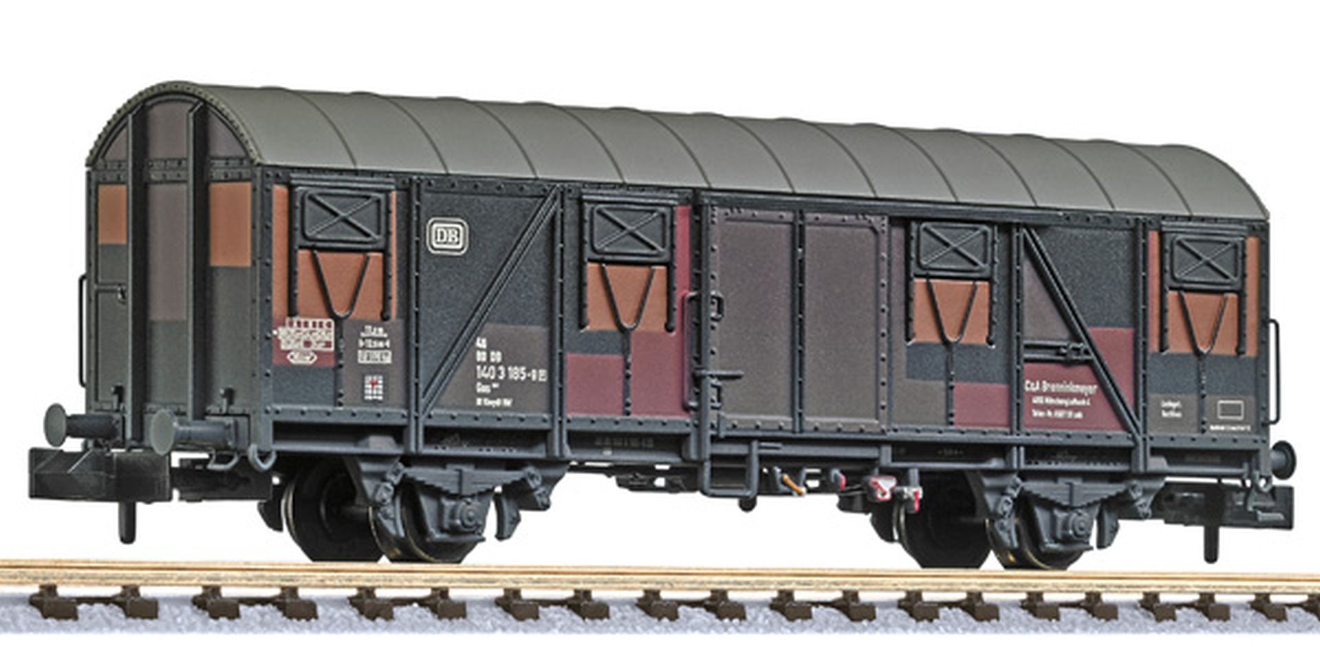 Liliput 265061 - Gedeckter Güterwagen Gos 245 'C&A Brenninkmeyer', DB, Ep.IV, gealtert Liliput 265061 - Gedeckter Güterwagen Gos 245 'C&A Brenninkmeyer', DB, Ep.IV, gealtert