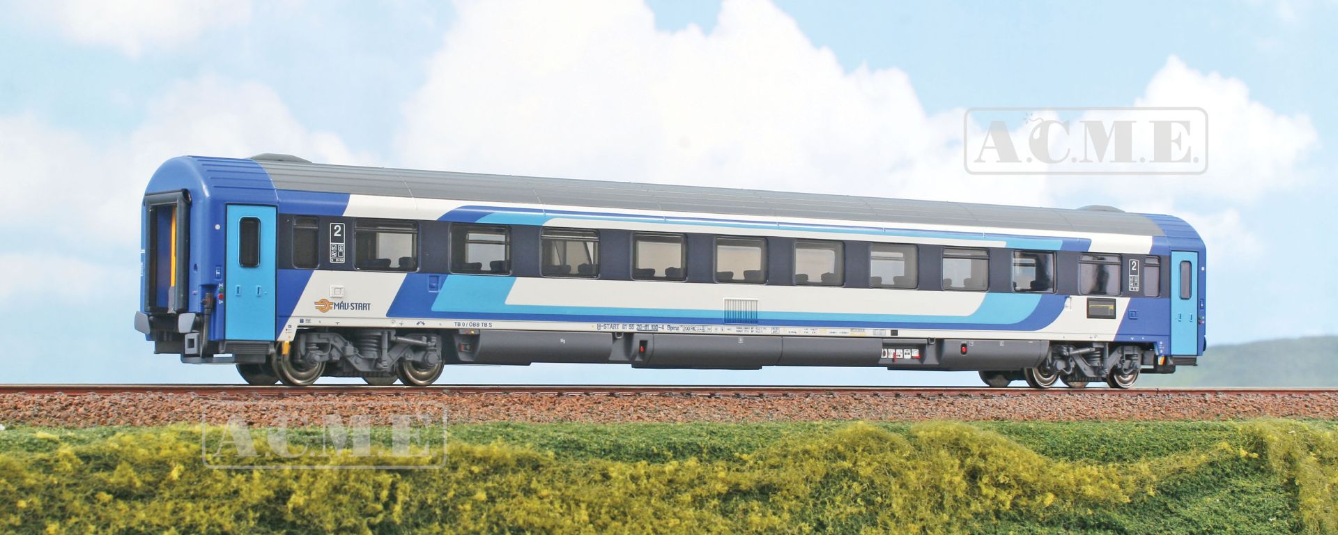 ACME AC 52073 - Großraumwagen Bpmz, 2.Klasse, MAV, Ep.VI