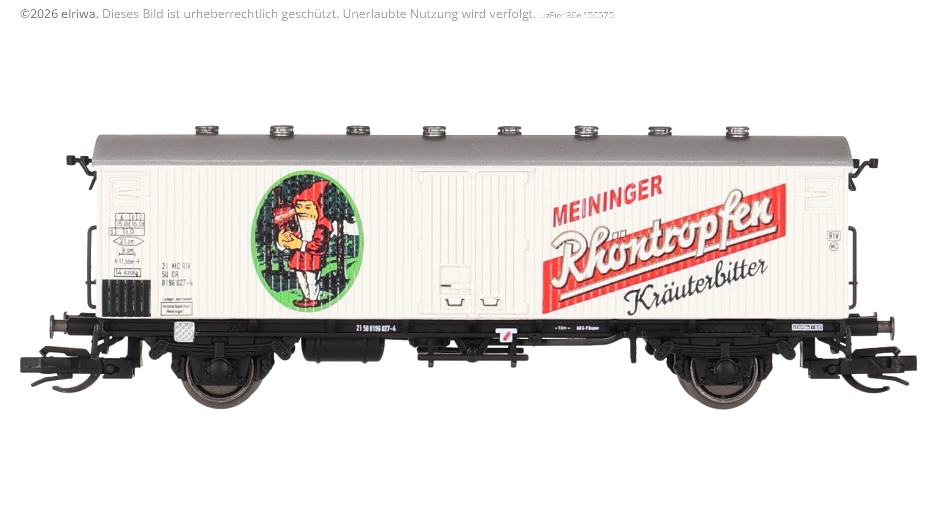 Arnold HN9778 - Fährbootkühlwagen, DR, Ep.IV 'Rhöntropfen''