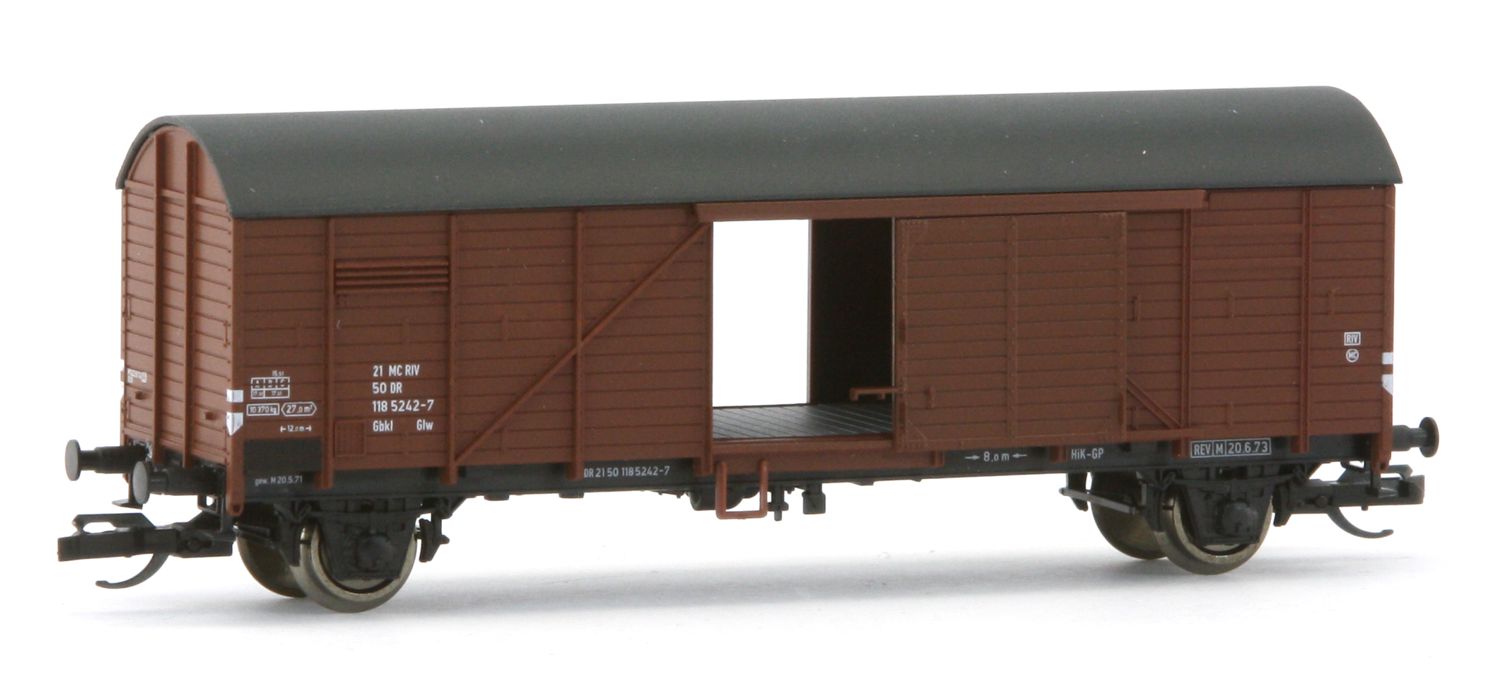 Hädl 113124 - Gedeckter Güterwagen Gbkl, DR, Ep.IV
