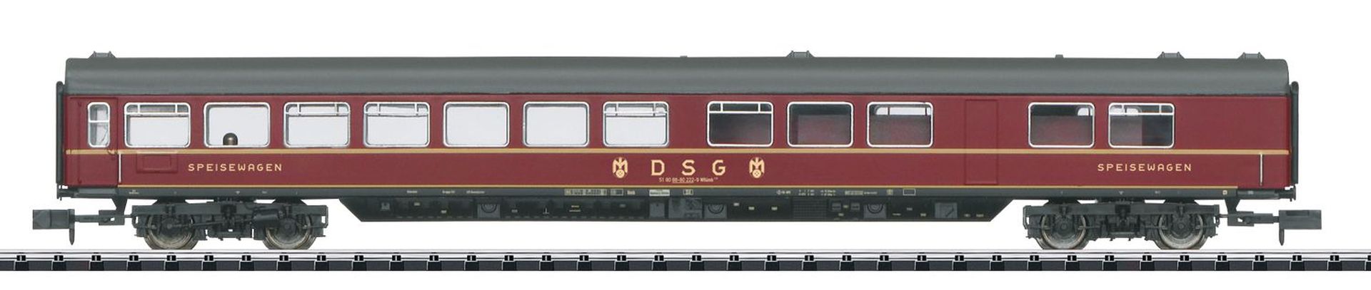 Trix 18474 - Schnellzug-Speisewagen WRümh 132, DB, Ep.IV