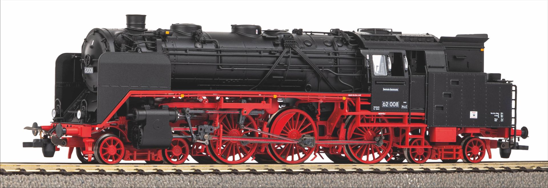 Piko 55927 - Dampflok BR 62, DR, Ep.III, AC-Sound, XP, Dampf, digi. Kupplung