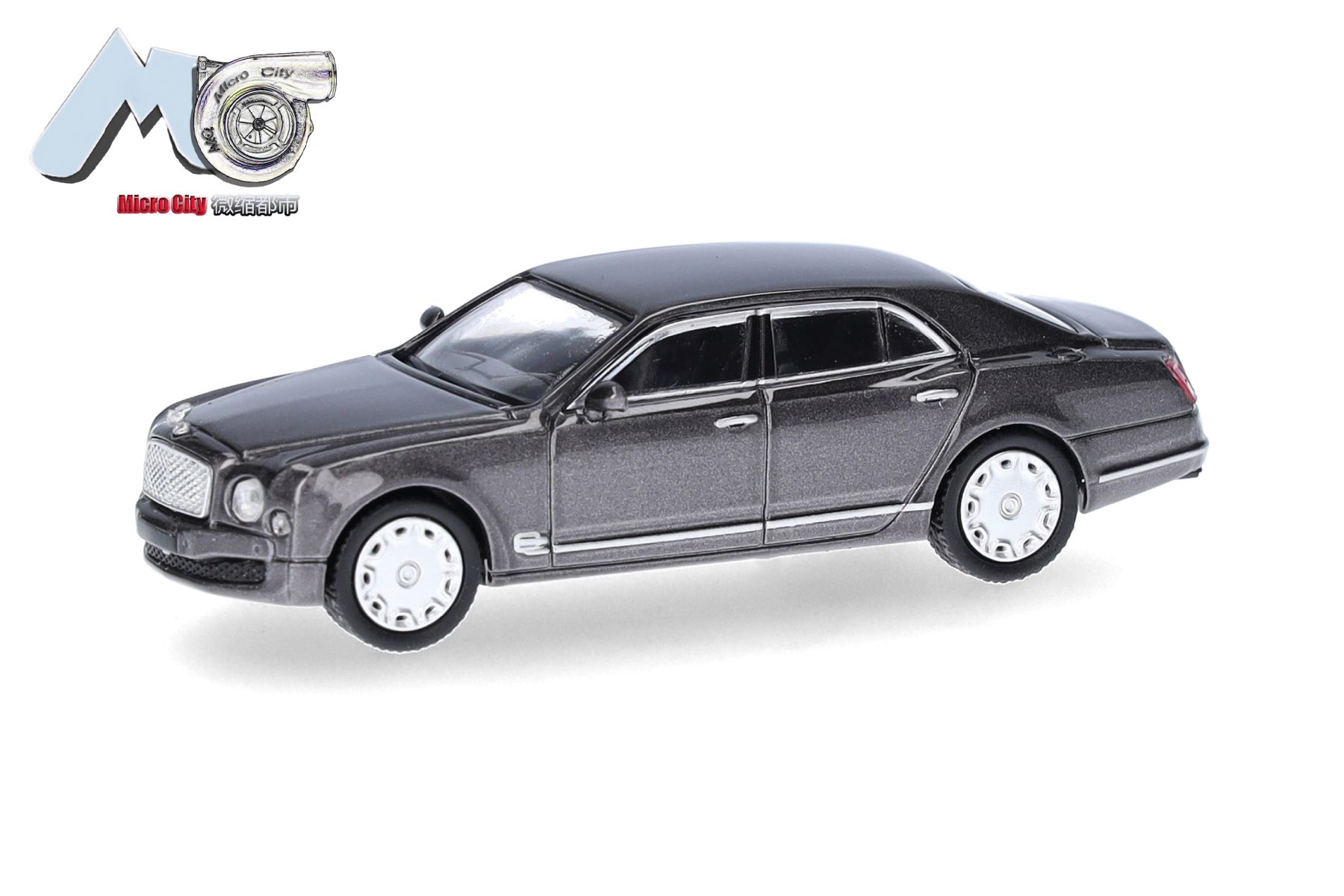 Herpa 87MC000149 - MicroCity: Bentley Mulsanne, grau