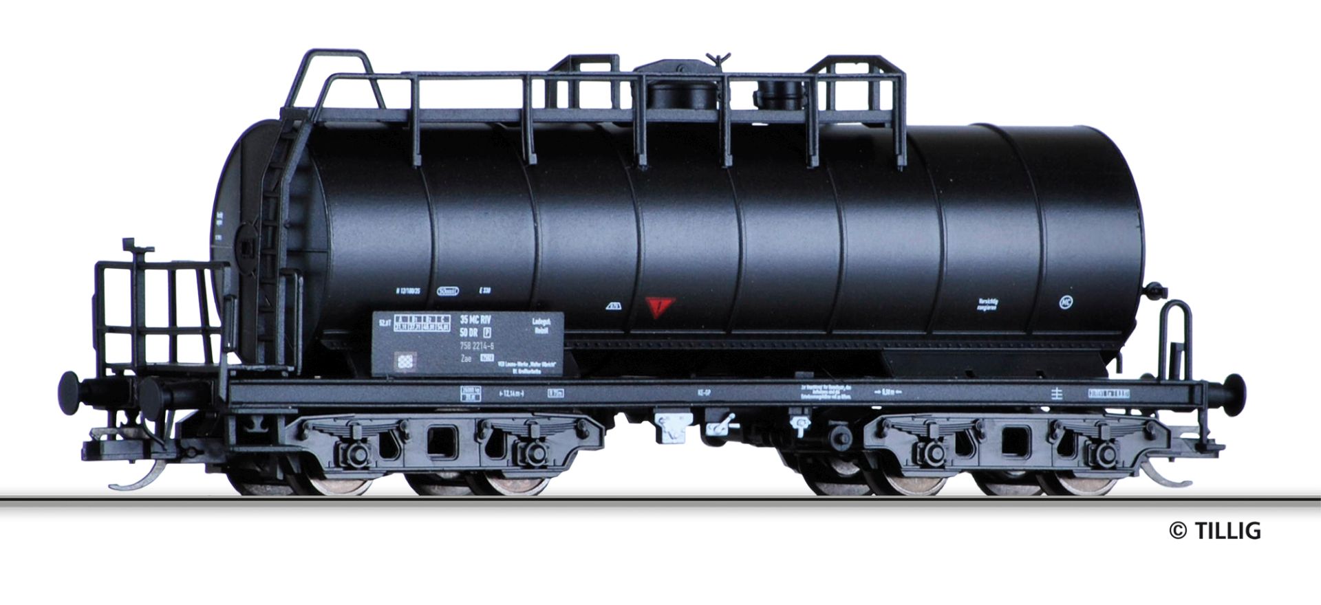 Tillig 17437 - Kesselwagen Zae, DR, Ep.IV