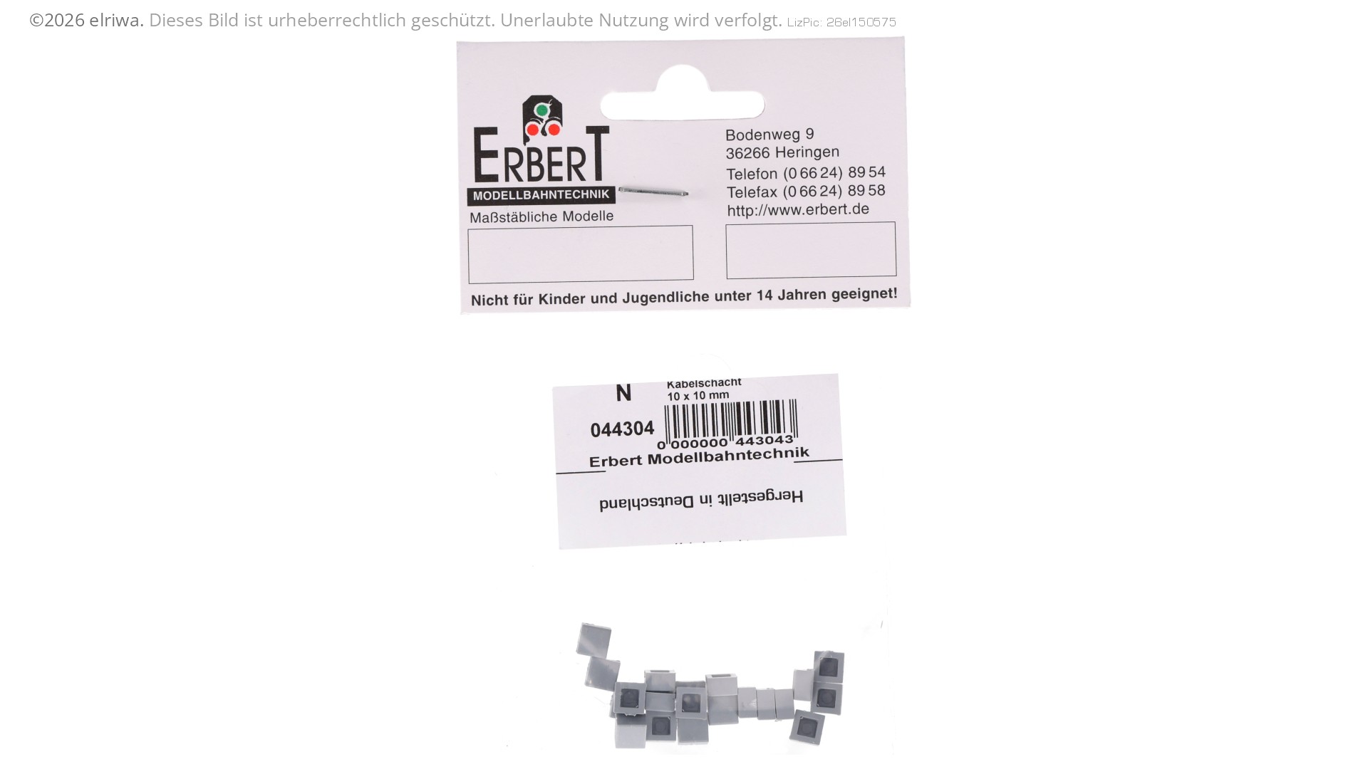 Kabelschacht 5,4x5,4mm, DB-DR, Bausatz, 20 Stück