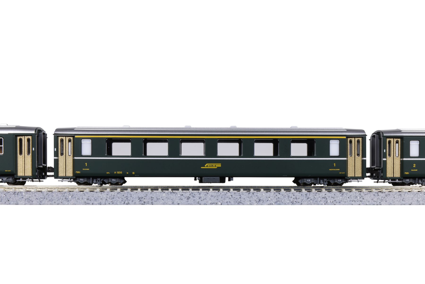 Kato K5275 - Personenwagen, 1. Klasse, A1230, RhB, Ep.IV