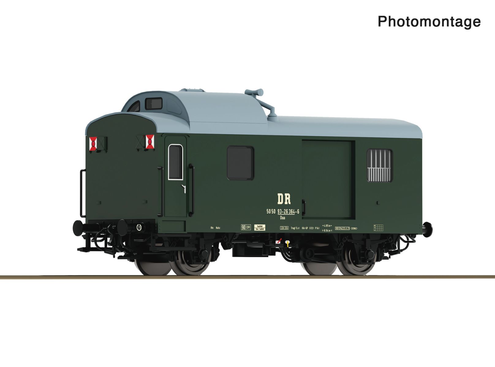 Roco 6680041 - Gepäckwagen Daa, DR, Ep.IV