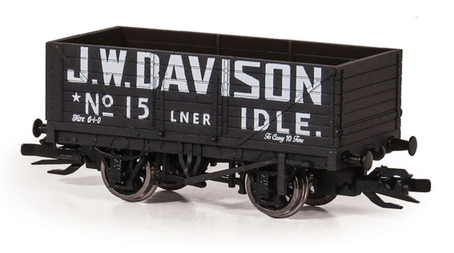 Peco TTR-7021P - Offener Güterwagen, J.W. Davison, Ep.II-III