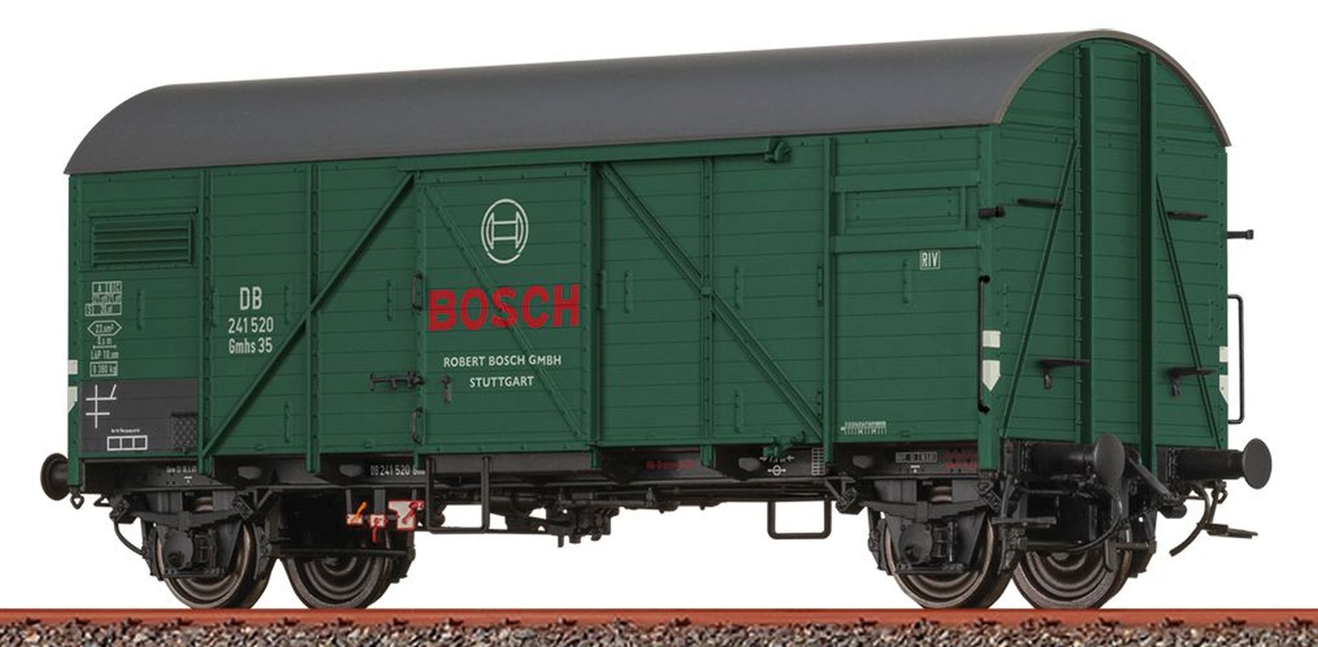 Brawa 51191 - Gedeckter Güterwagen Gmhs35, DB, Ep.III 'Bosch'