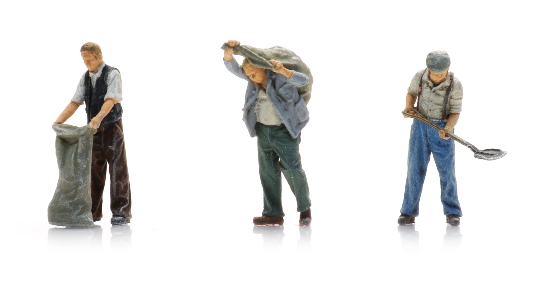 Artitec 5120031 - Kohlenhändler, 3 Figuren Artitec 5120031 - Kohlenhändler, 3 Figuren
