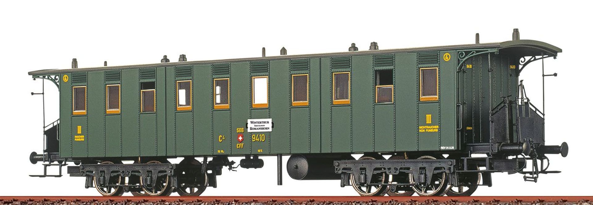 Brawa 45716 - Personenwagen C4, SBB, Ep.II