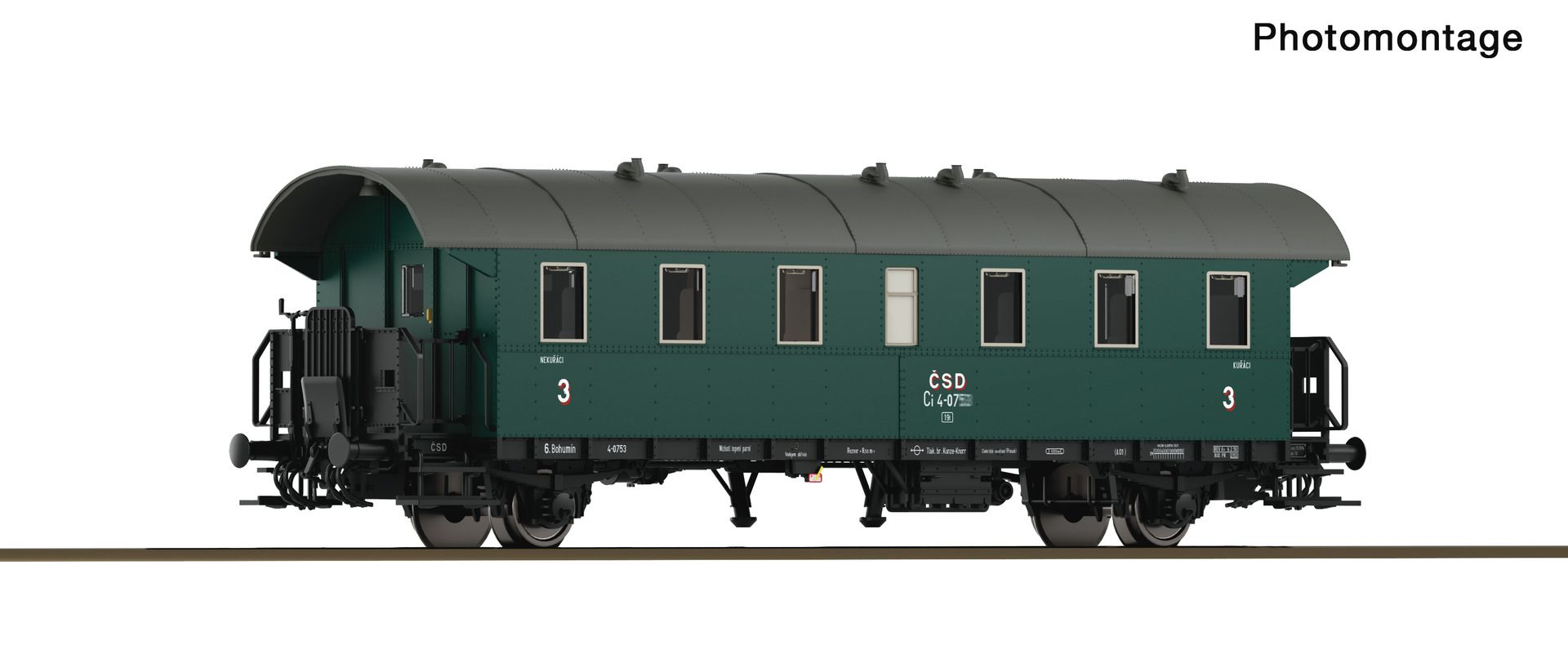 Roco 6280076 - Personenwagen Ci, 3. Klasse, CSD, Ep.III
