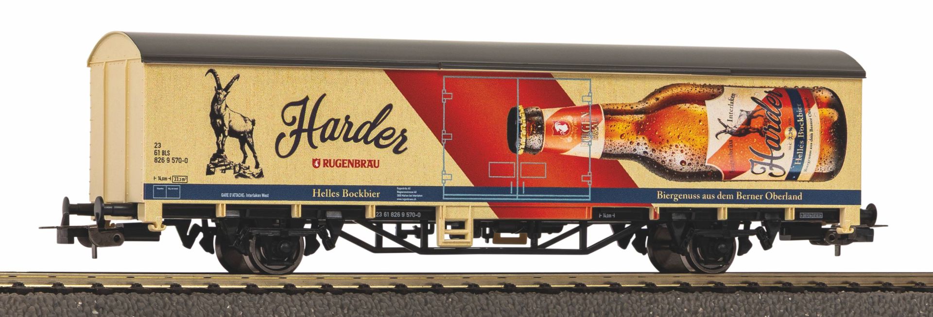 Piko 27727 - Gedeckter Güterwagen, BLS, Ep.V 'Rugenbräu'