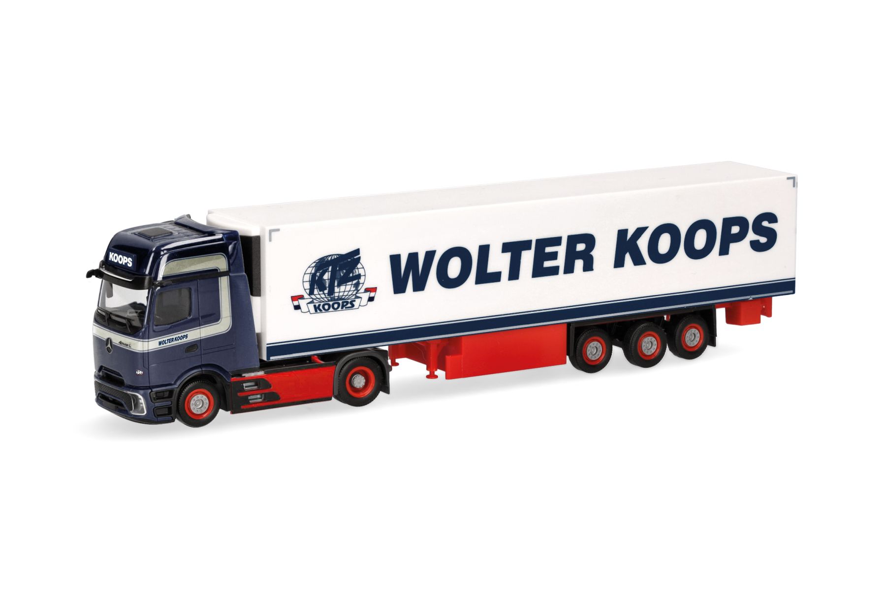 Herpa 319966 - MB Actros L ProCabin Gigaspace Kühlkoffer-Sattelzug "Wolter Koops" (NL)