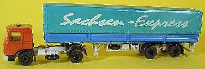 Schirmer 10250 - Pritschenauflieger, Sachsenexpress