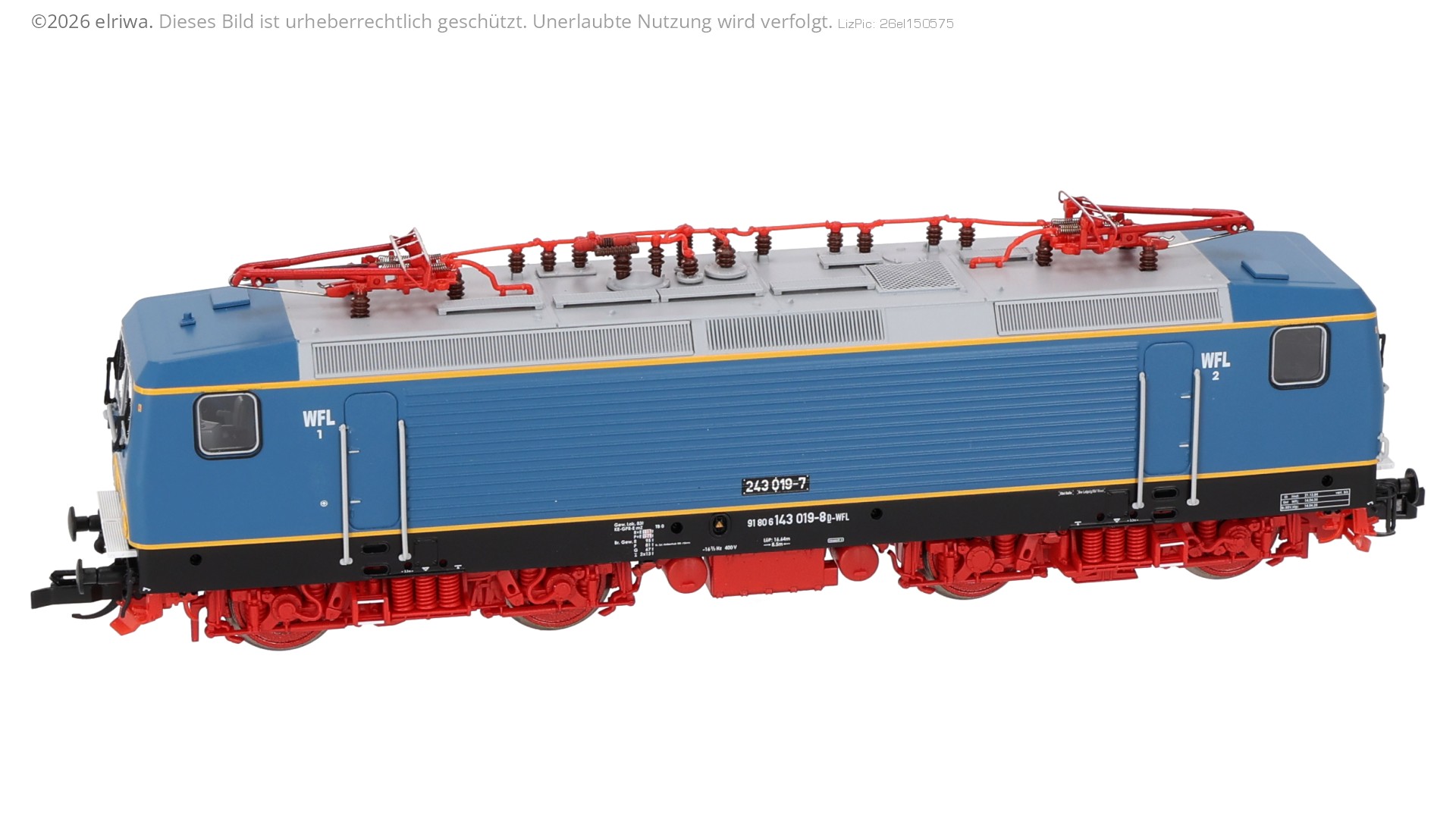 Piko 47498 - E-Lok 243 019-7 'S-Bahn-Leipzig', WFL, Ep.VI