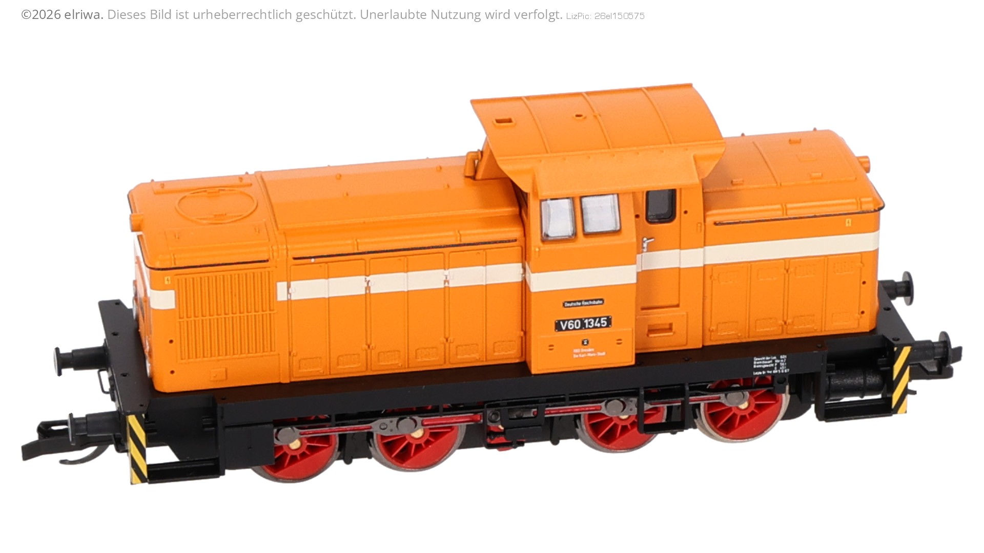 Tillig 96334 - Diesellok V60 1345, DR, Ep.III