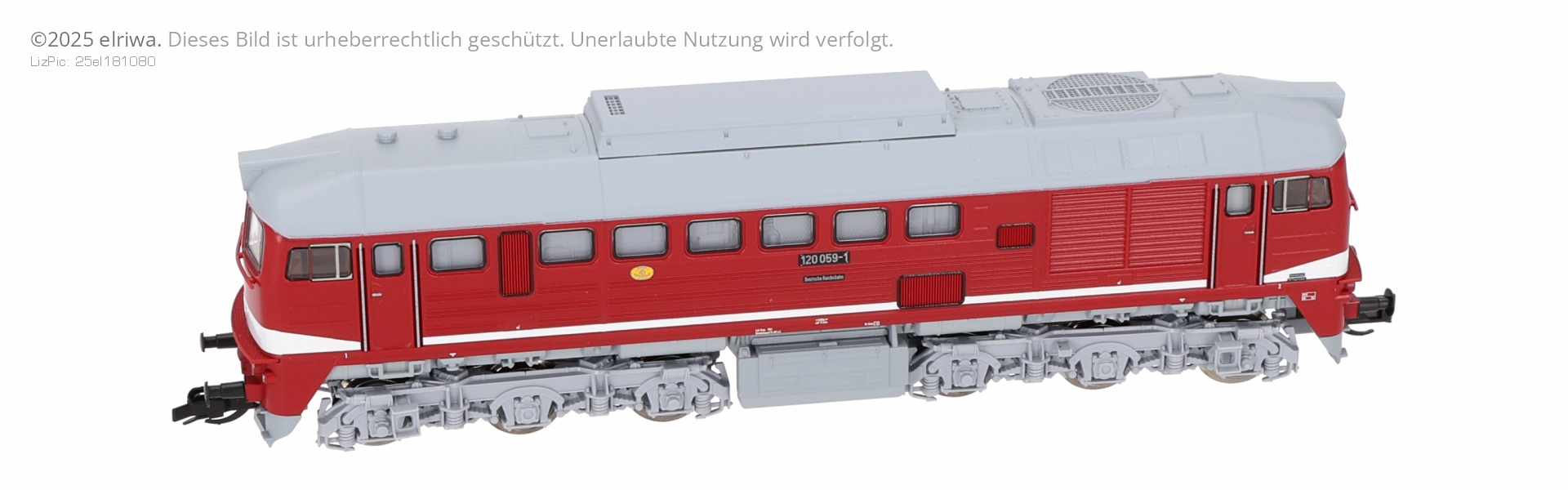Roco 7580009 - Diesellok 120 059-1 Sondersparlackierung, DR, Ep.IV