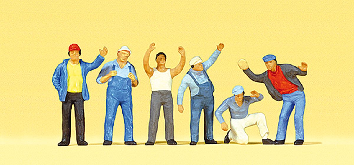 Preiser 10036 - Stehende Lkw-Fahrer