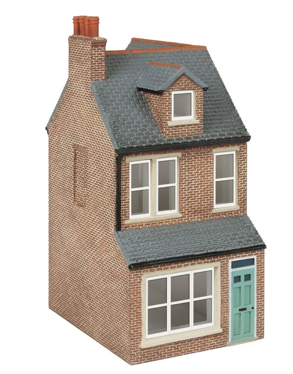 Hornby TT9044 - Reihenmittelhaus rechts, roter Backstein
