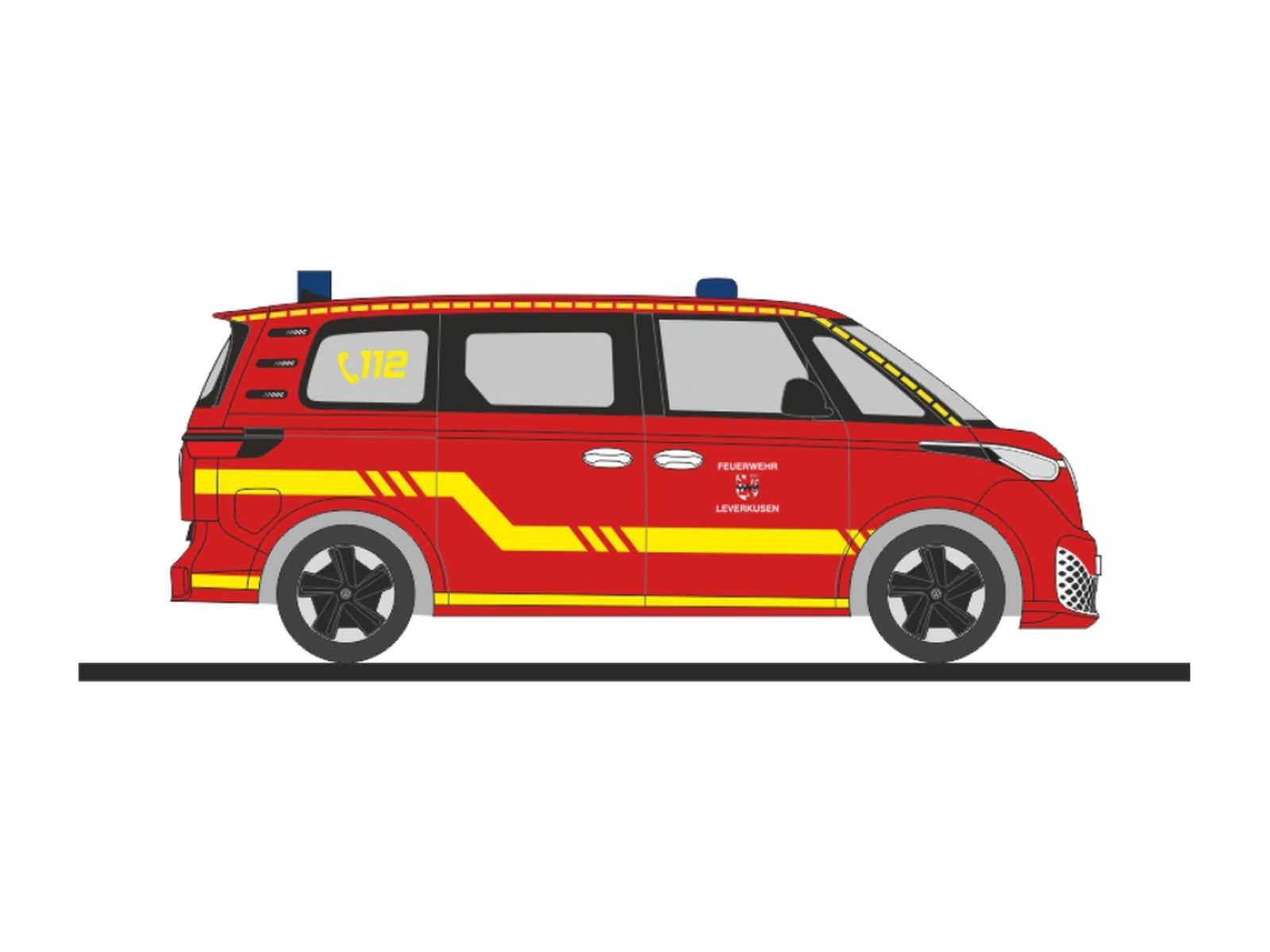Rietze 51411 - Volkswagen ID.Buzz People FW Leverkusen
