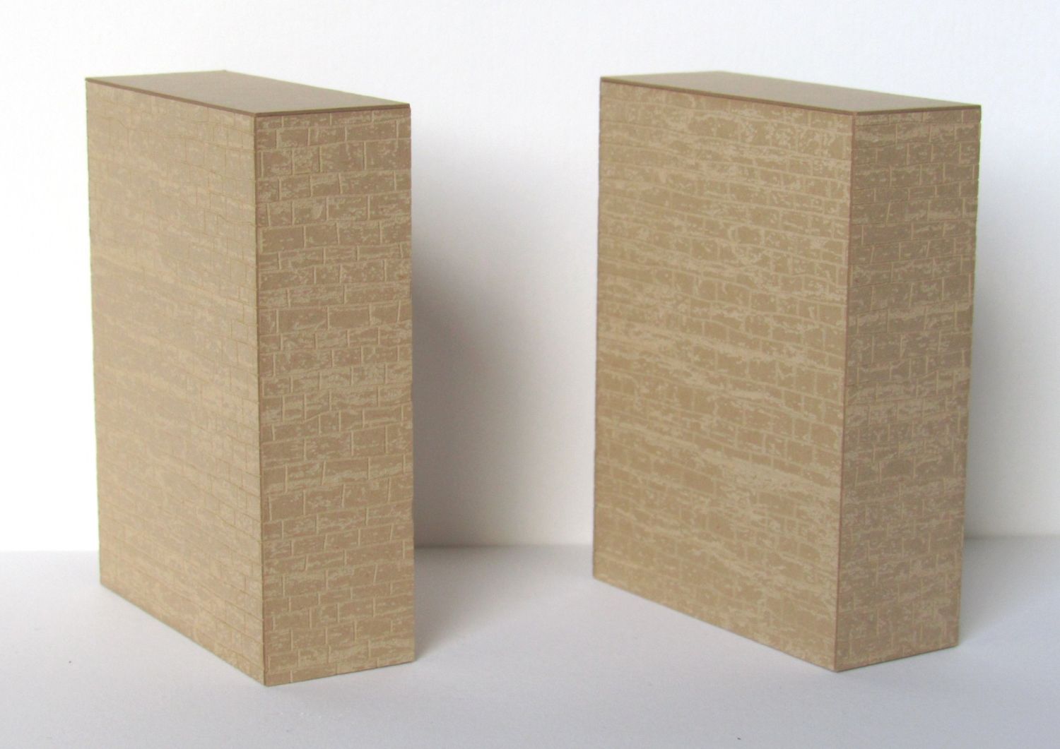 Laffont T4611 - 2 Brückenpfeiler, 70 mm, graubeige