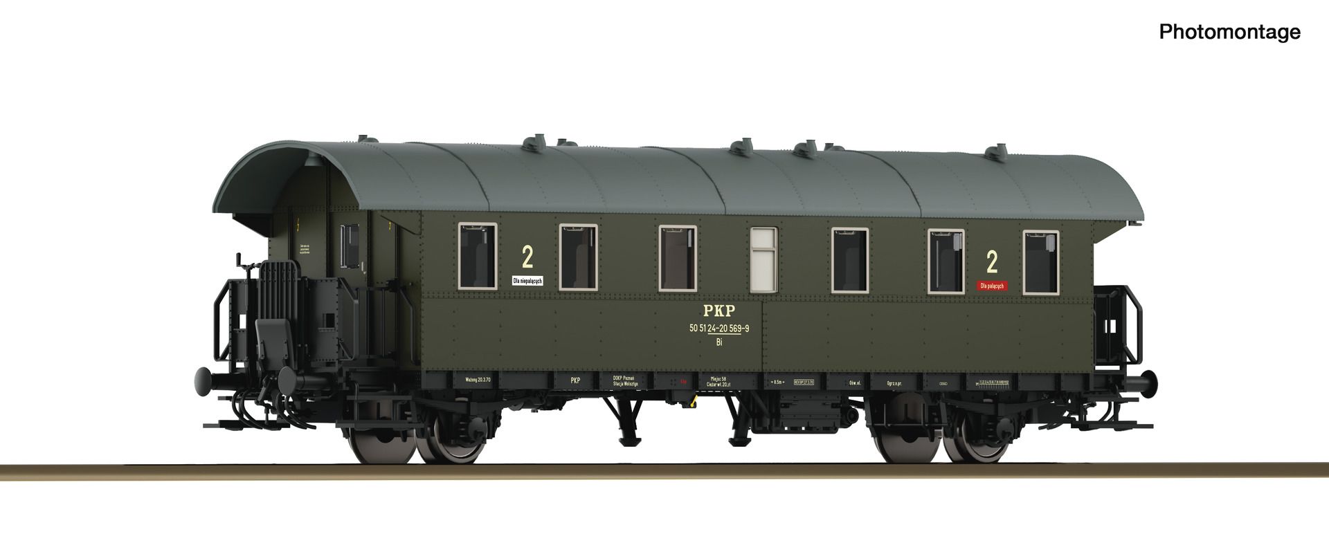 Roco 6280082 - Personenwagen Bi, 2. Klasse, PKP, Ep.IV