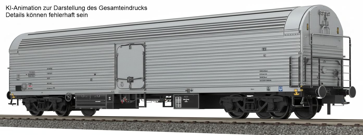 Tillig 502530 - Eiskühlwagen EK 4-61, Iacehmqs-z 8604, INTERFRIGO, DR, Ep.IV, grau