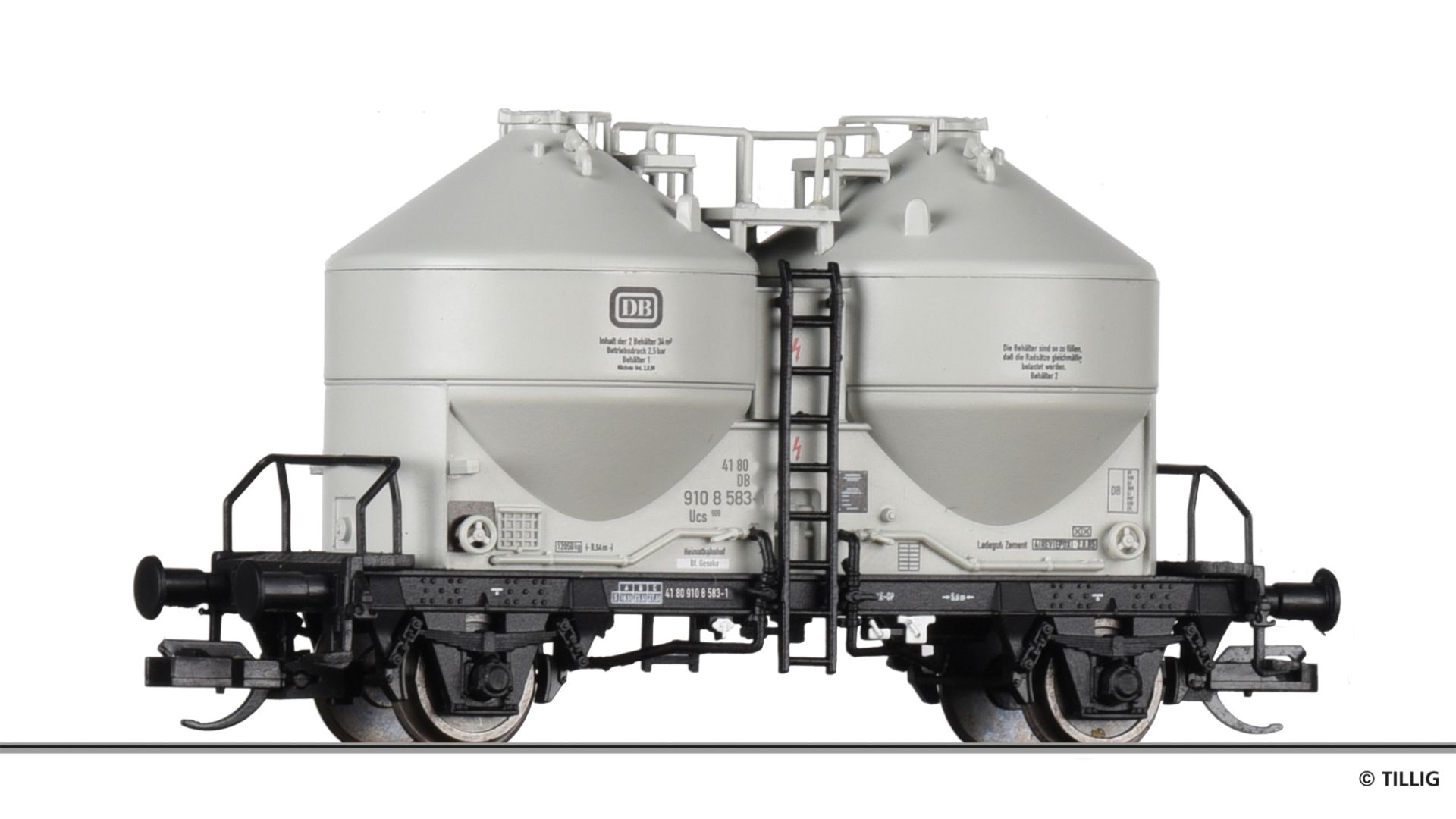 Tillig 17772 - Staubsilowagen Ucs 909, DB, Ep.IV
