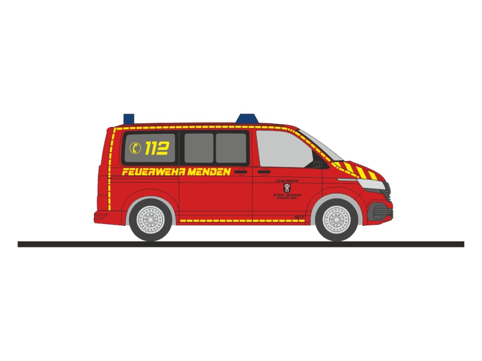 Rietze 53986 - Volkswagen T6.1 Feuerwehr Menden