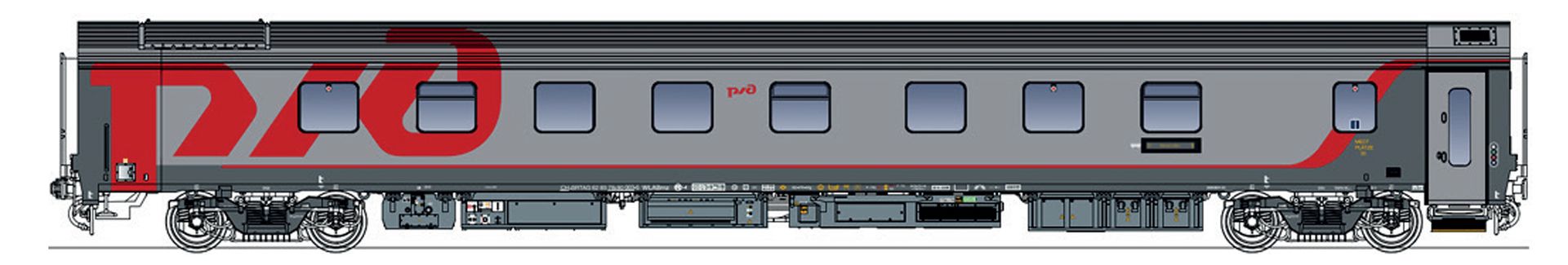 L.S. Models LS48114 - Schlafwagen WLABmz, CH-SRTAGL, RZD, Ep.VI