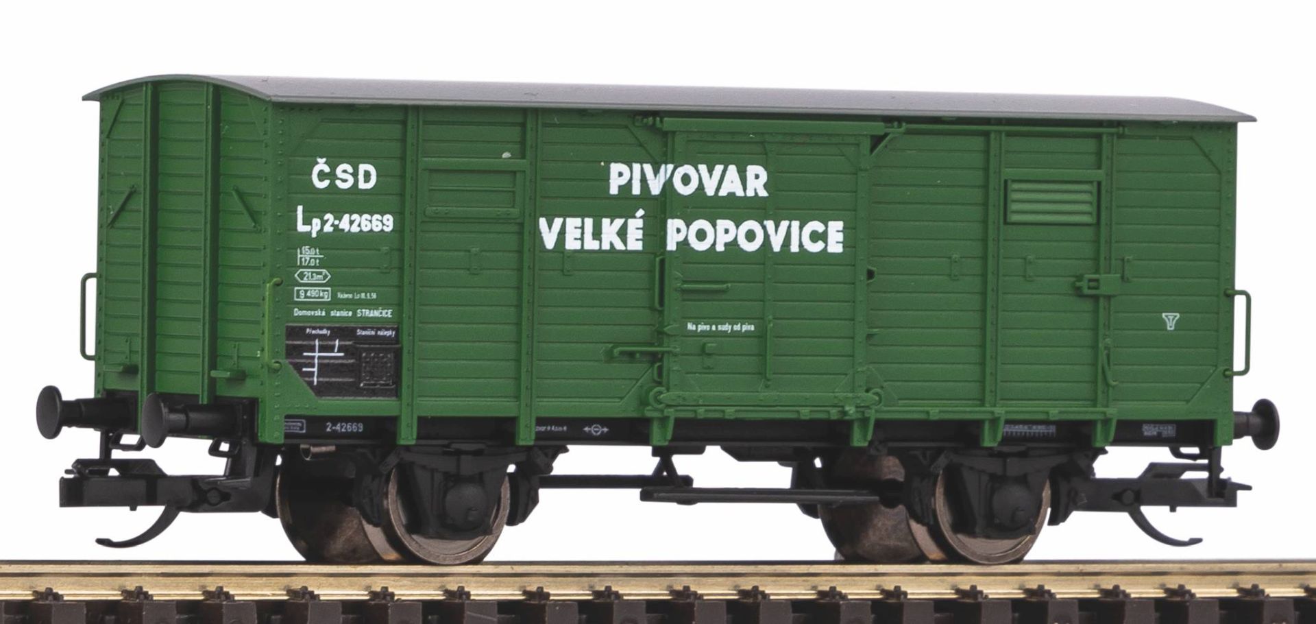 Piko 47769 - Gedeckter Güterwagen G02 Zt ohne Bremserhaus, CSD, Ep.III
