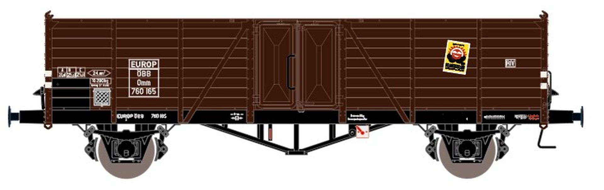 Exact-Train EX20158 - Offener Güterwagen Ommru 'Villach', ÖBB, Ep.III, EUROP