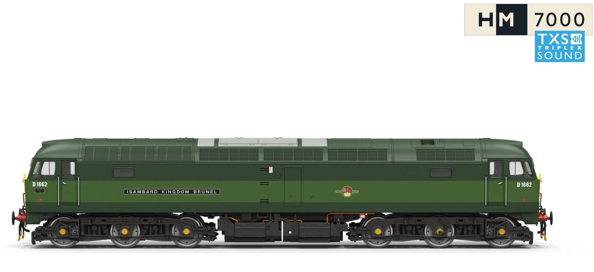 Diesellok Class 47, D1662 'Isambard Kingdom Brunel', BR, Ep.III, DC-HM-Sound