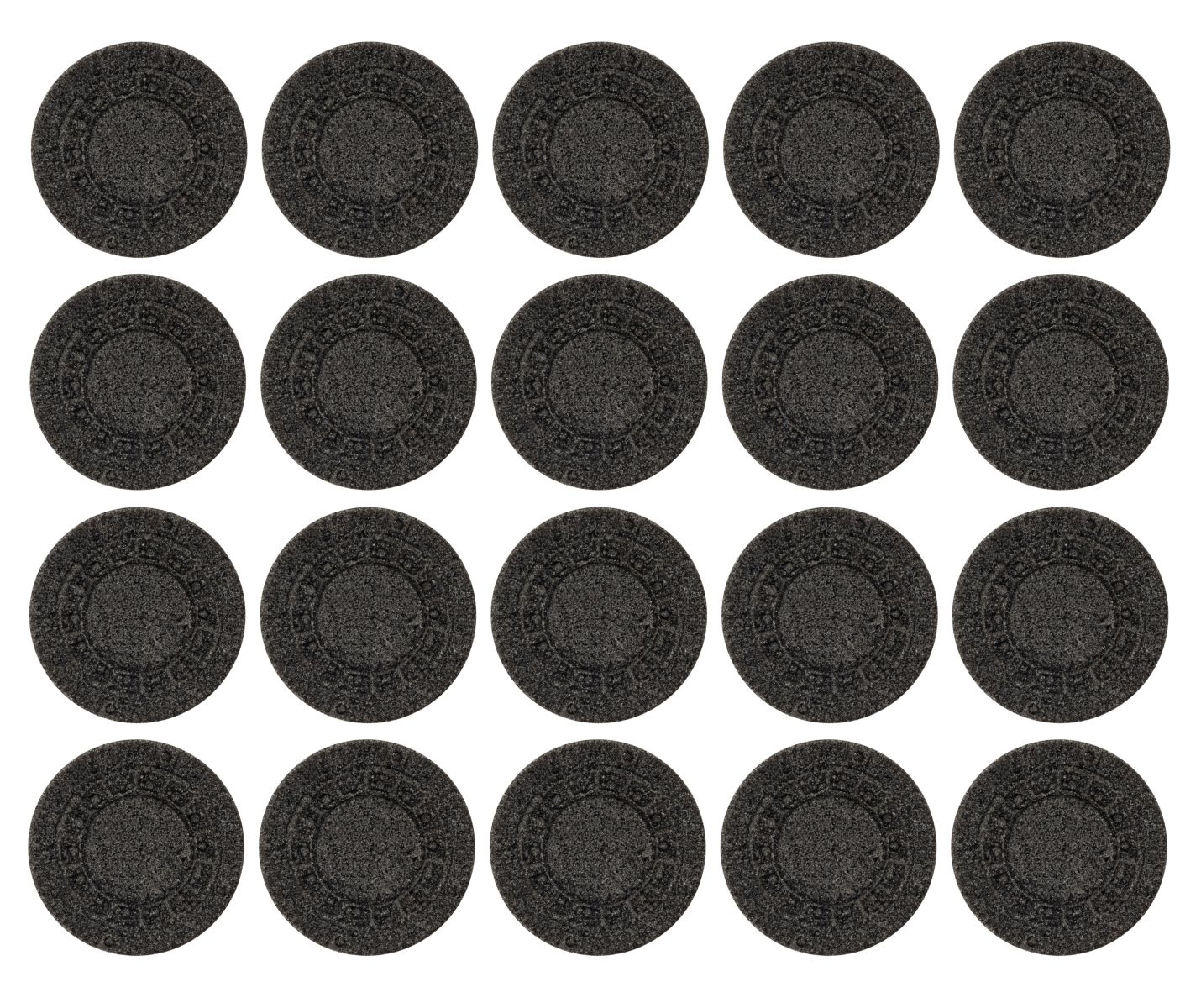 Vollmer 48283 - Set Gullideckel aus Steinkunst, 20 Stück