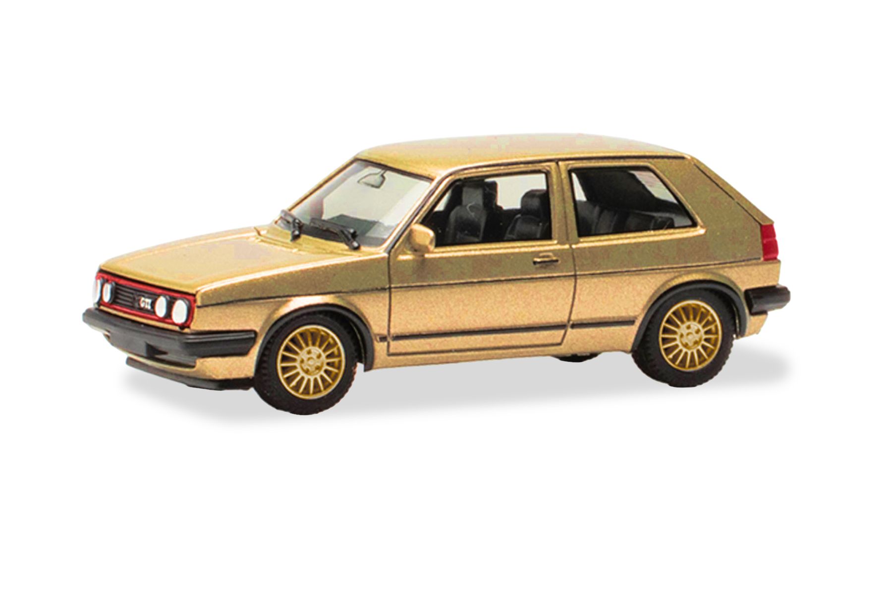 Herpa 430838-006 - Volkswagen (VW) Golf GTI, goldmetallic
