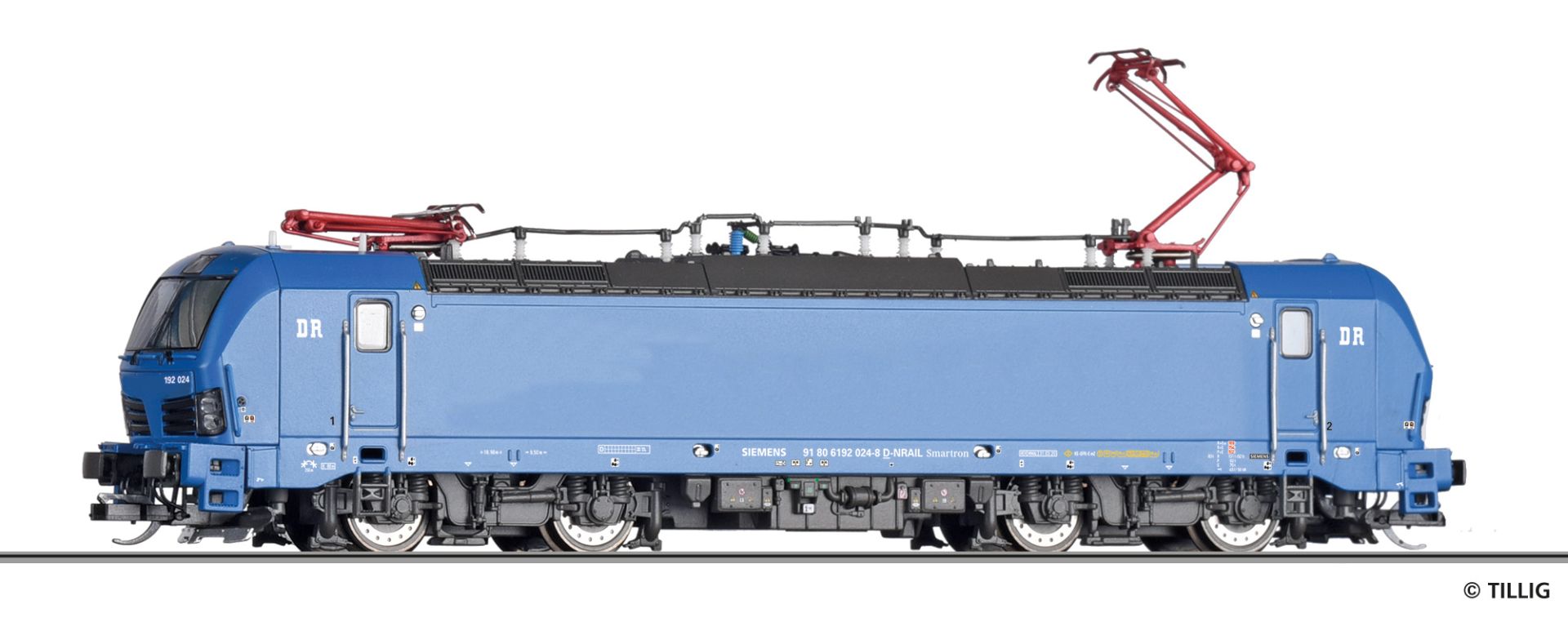 Tillig 04818 - E-Lok 192 024-8, DeltaRail GmbH, Ep.VI