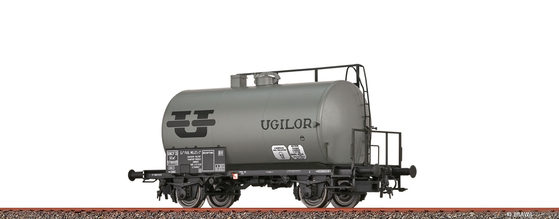 Brawa 50053 - Leichtbaukesselwagen Uerdingen Z [P] 'UGILOR', SNCF, Ep.III